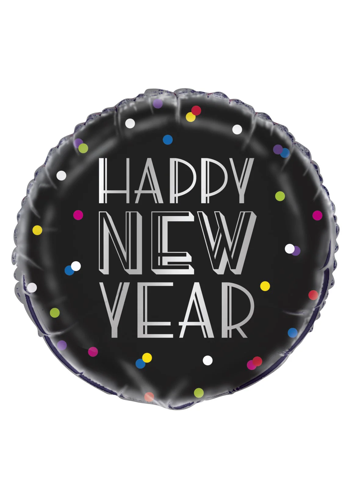 Happy New Year Dots Foil Balloon