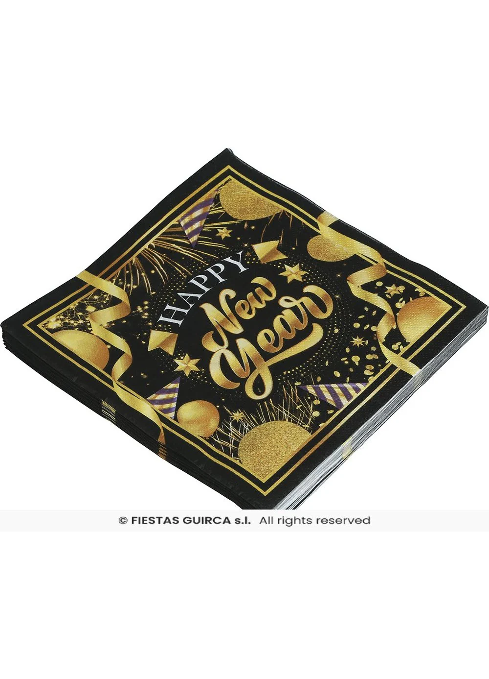 Happy New Year Napkins 20pk - Image 2