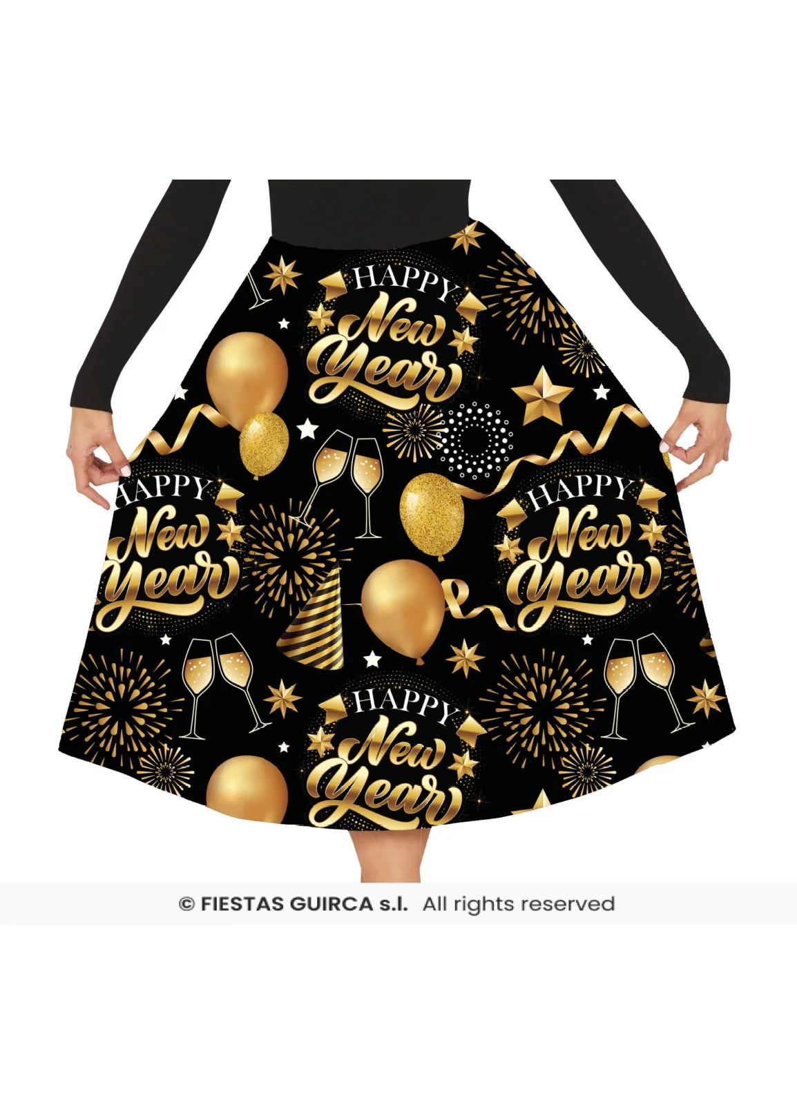 Happy New Year Skirt