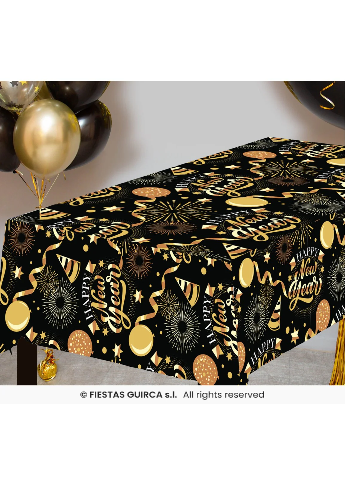 Happy New Year Tablecloth