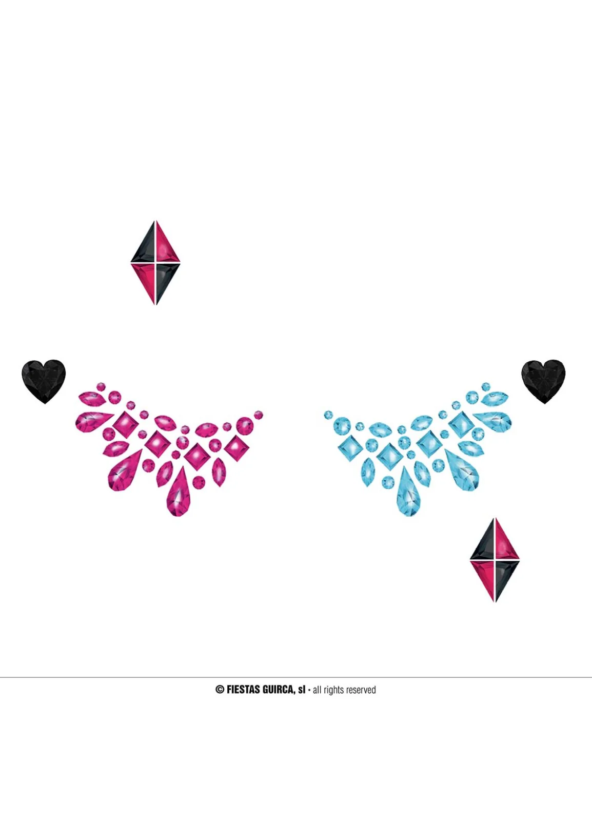 Harlequin Face Jewels - Image 2