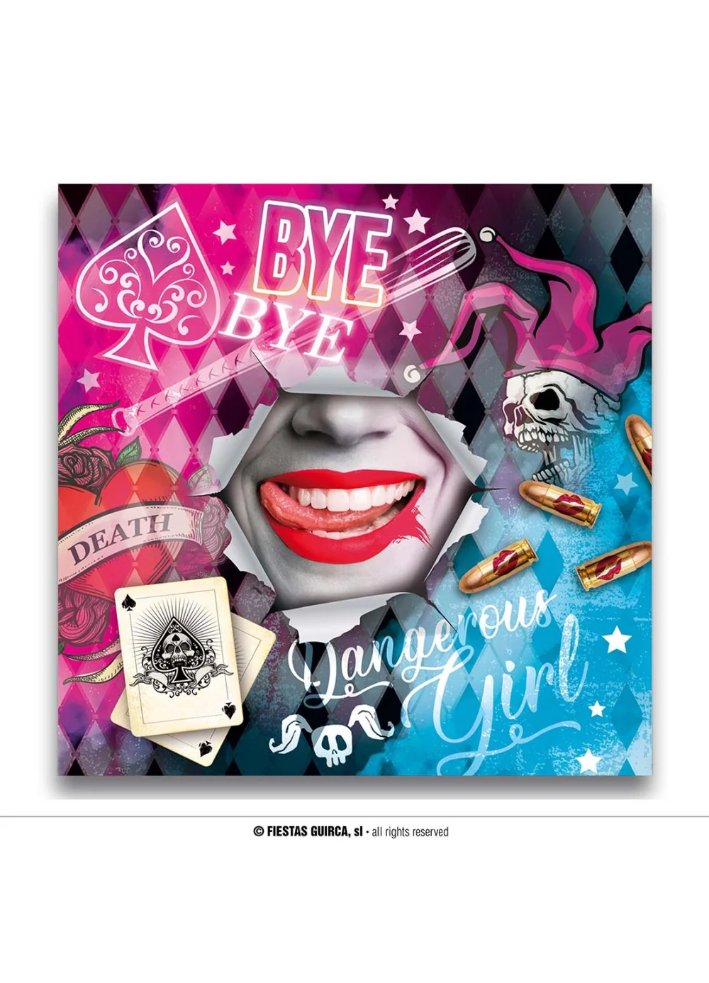 Harlequin Party Napkins 12pk