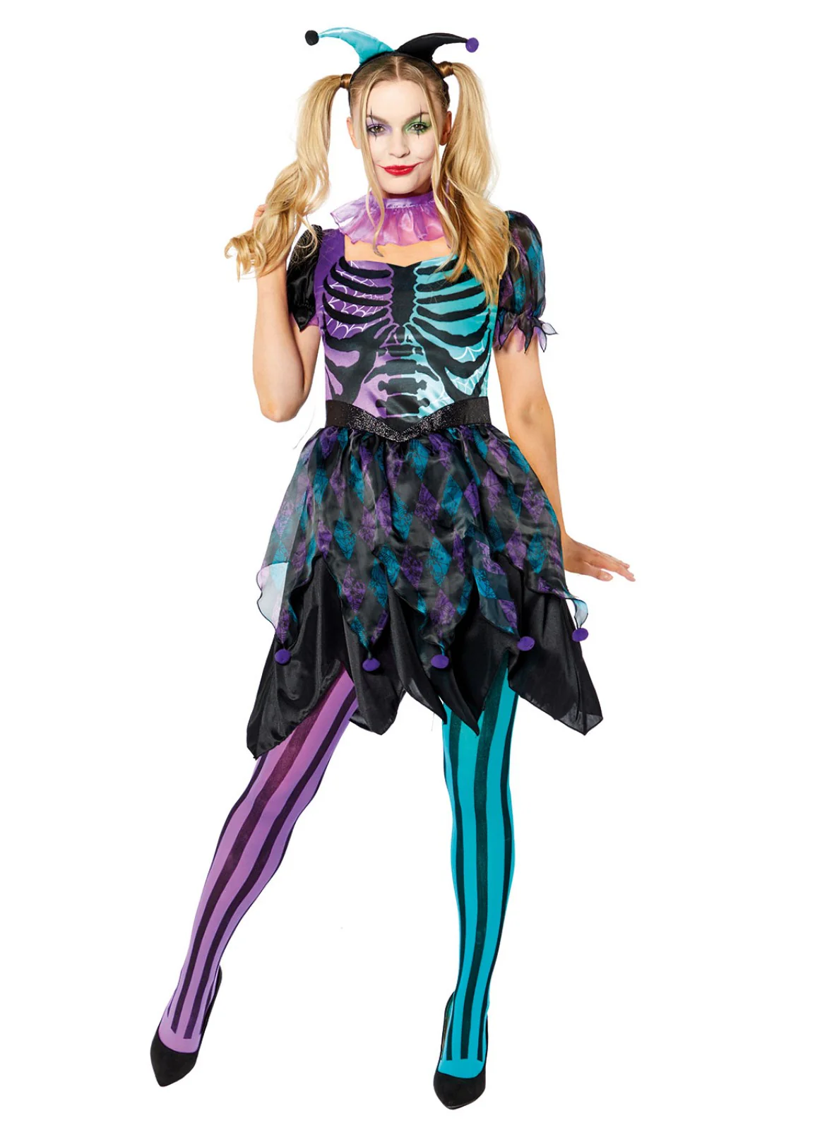 Haunted Harlequin Lady