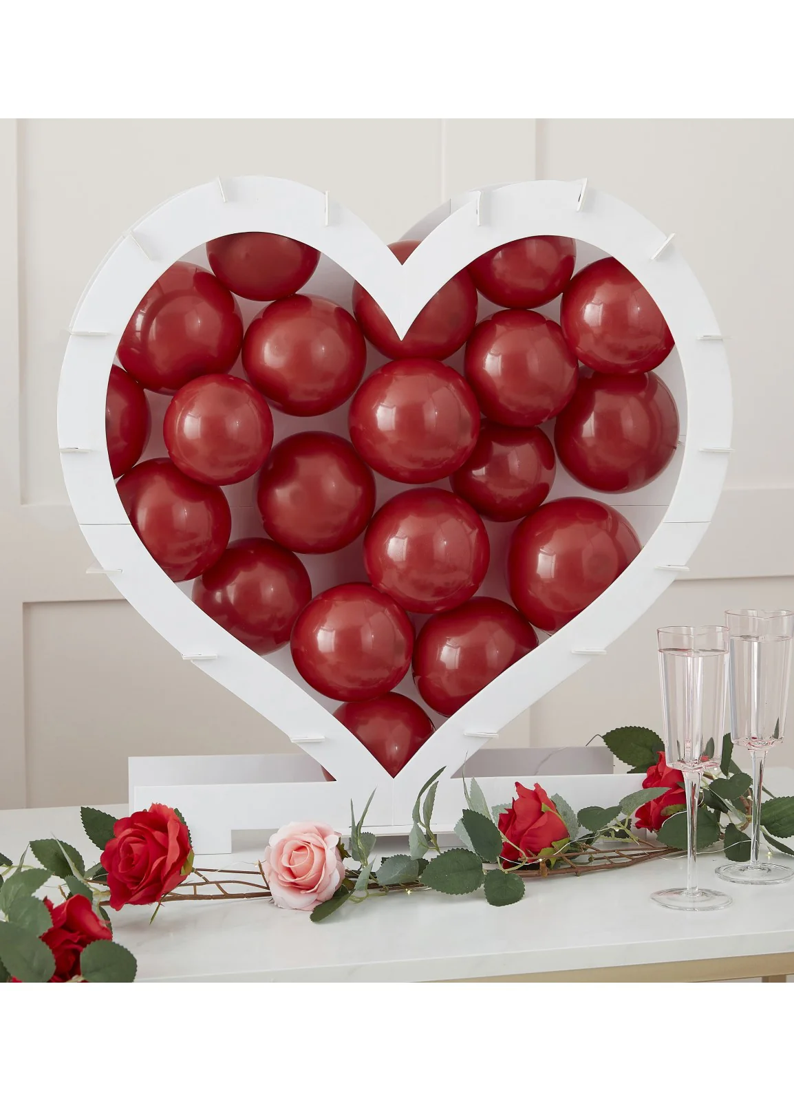 Heart Frame Balloon Mosaic