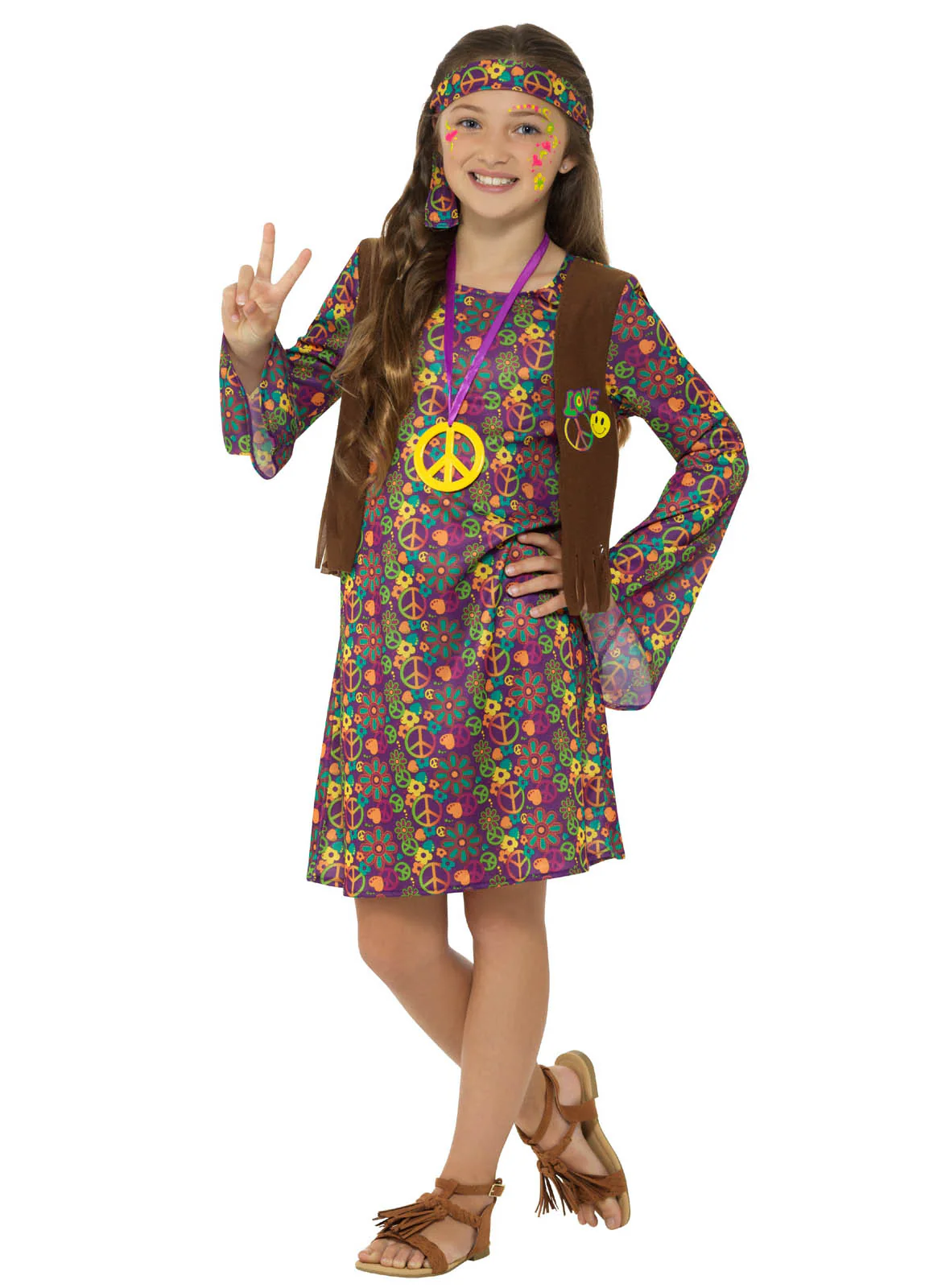 Hippie Girl Costume Child