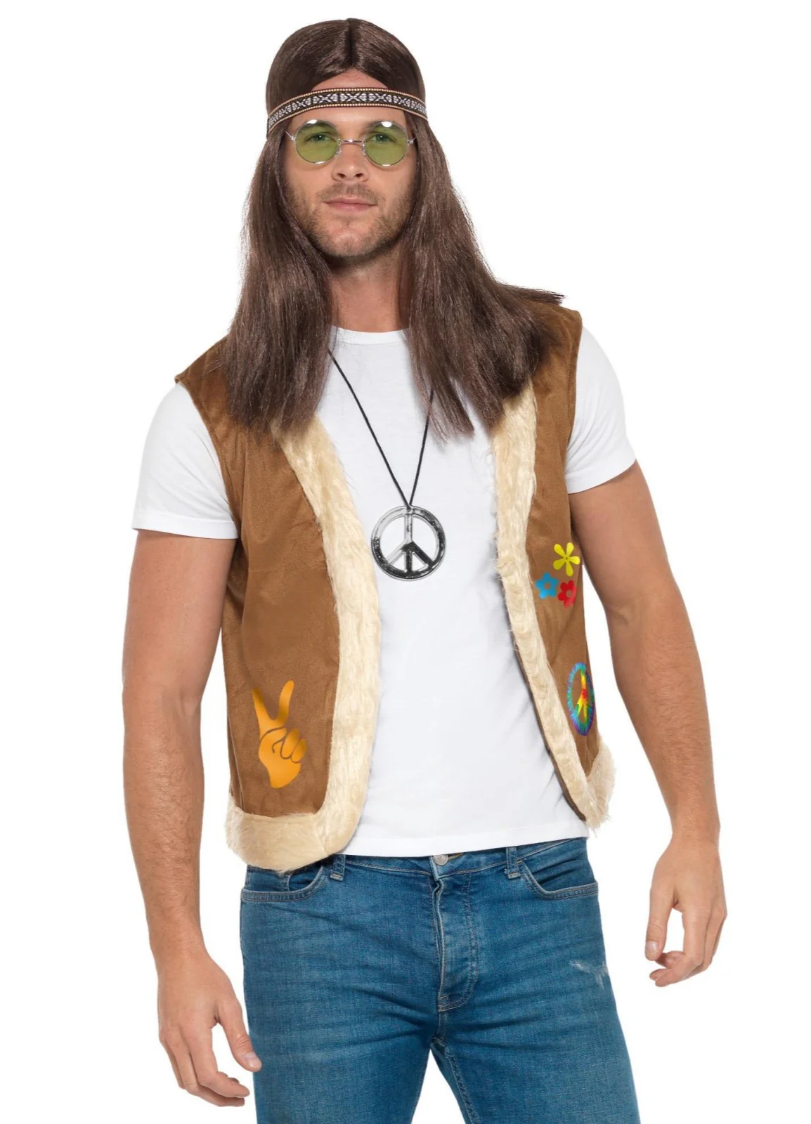 Hippie Waistcoat Adult - Image 2