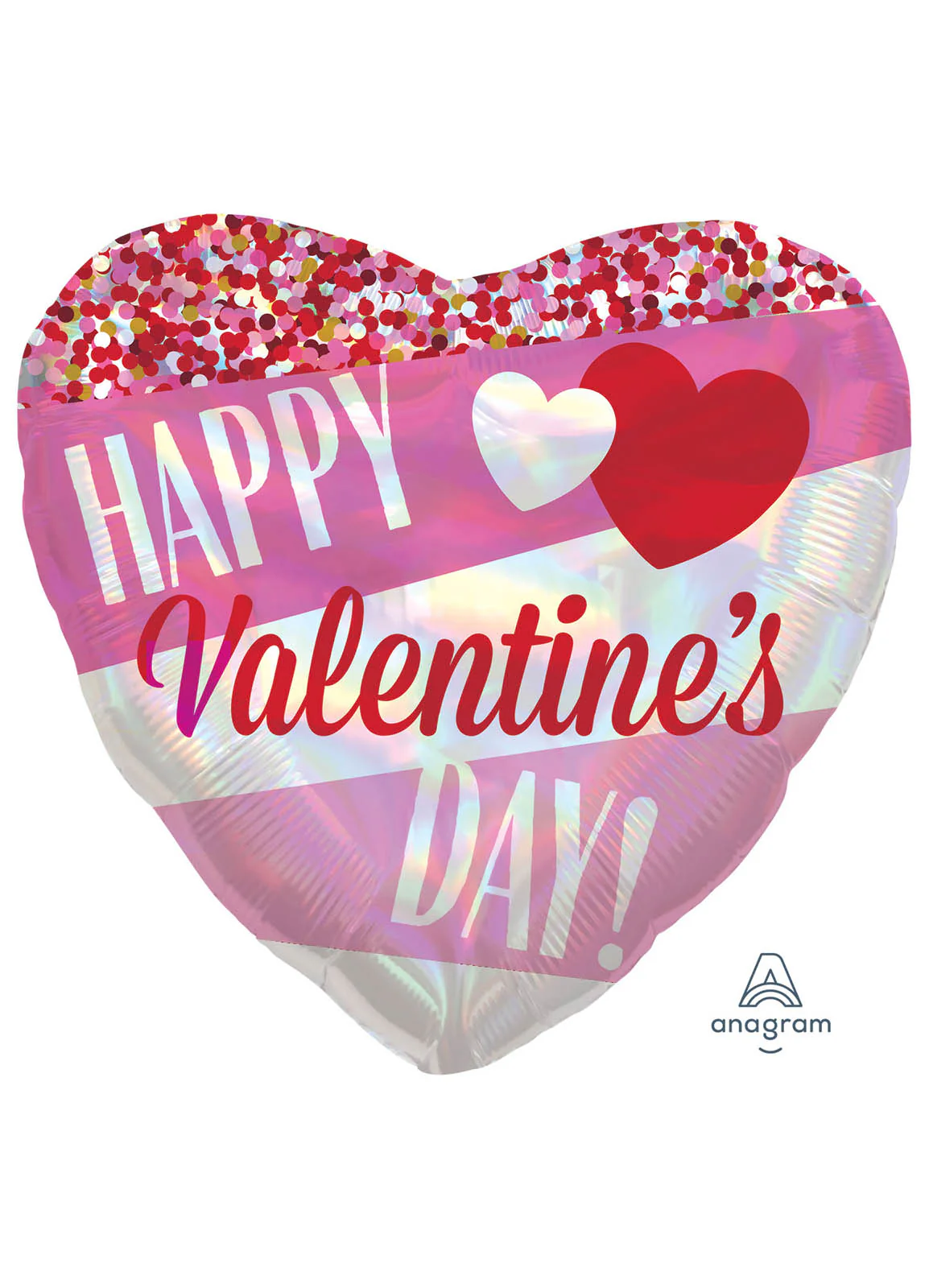 Holographic Valentine's Foil Balloon