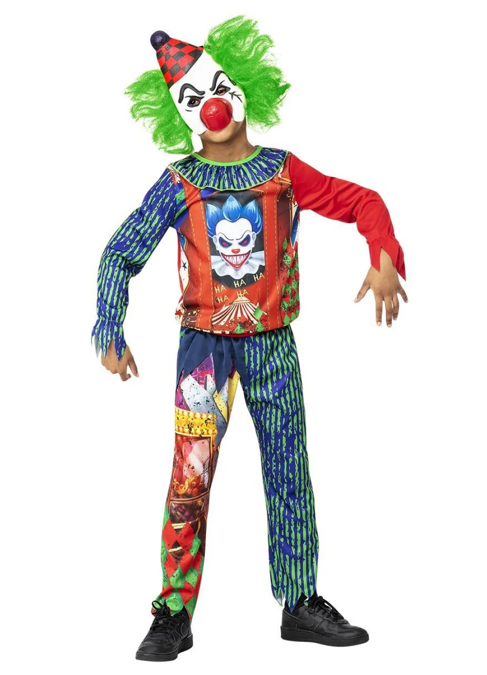 Horror Clown Costume Child