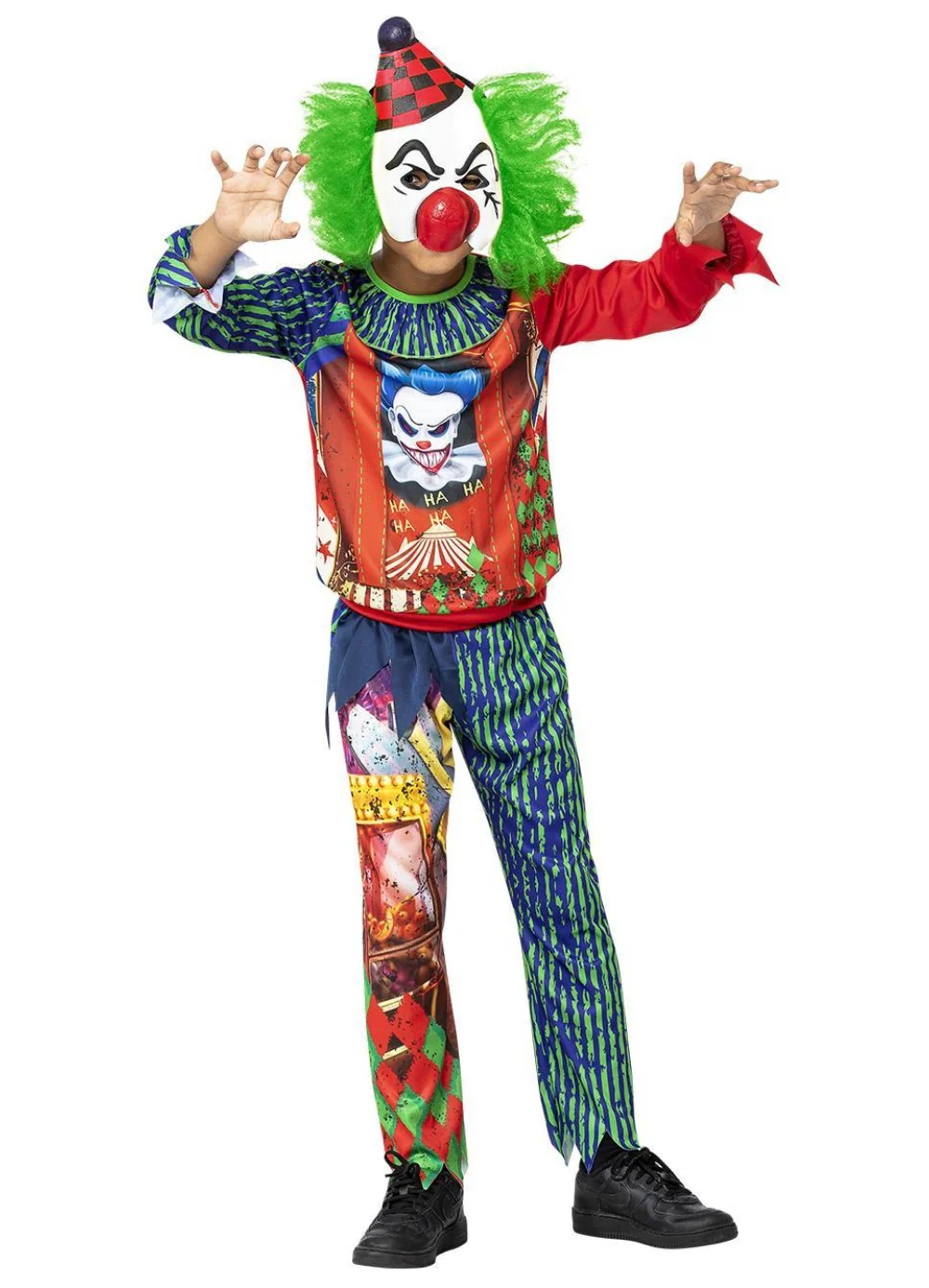 Horror Clown Costume Child - Image 2
