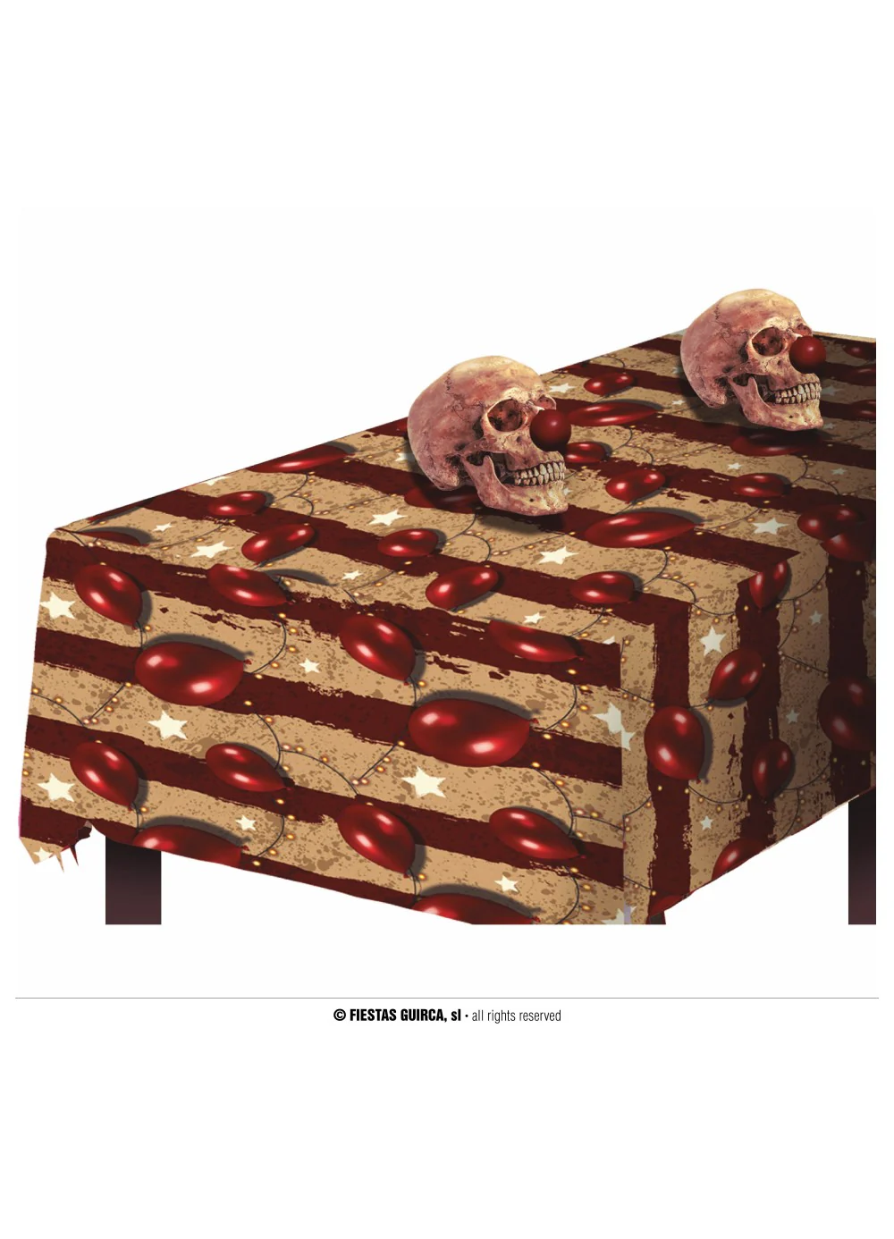 Horror Clown Party Tablecover