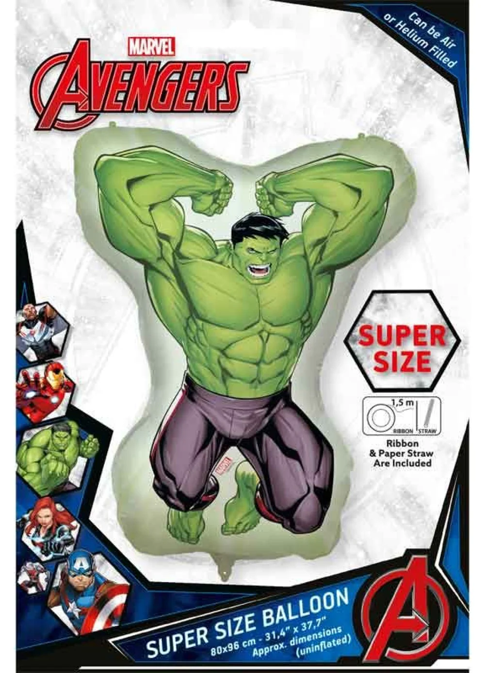 Hulk Avengers Large Foil Balloon - Image 2