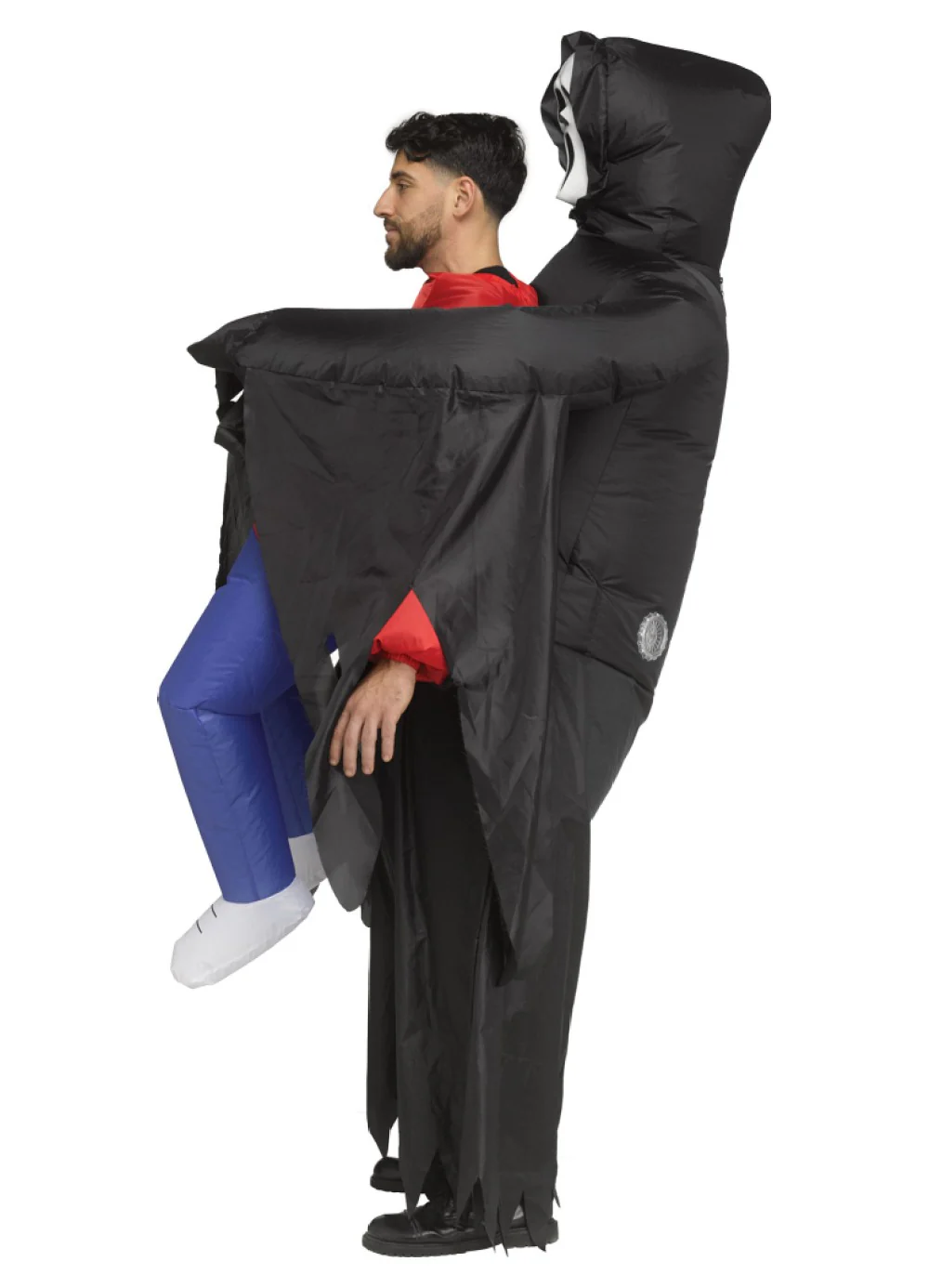 Inflatable Ghost Face Costume Adult - Image 2