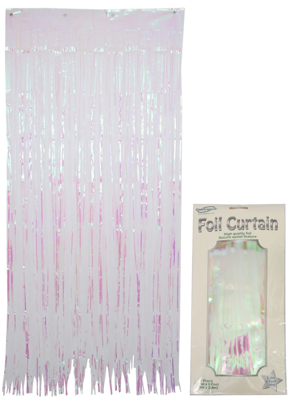 Iridescent Foil Door Curtain