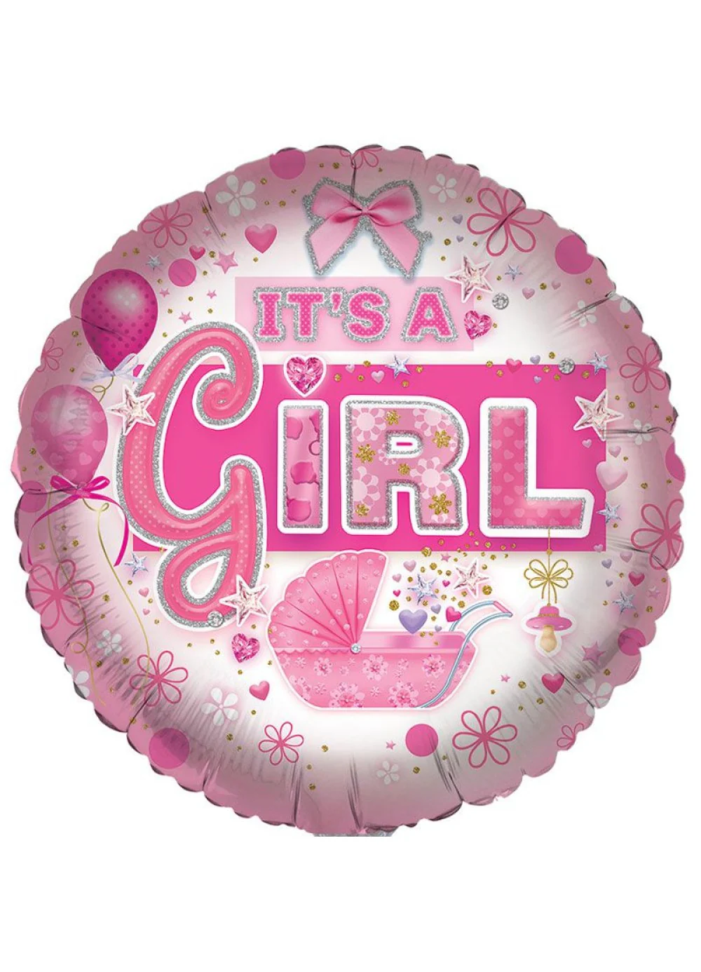 It's A Girl Foil Balloon