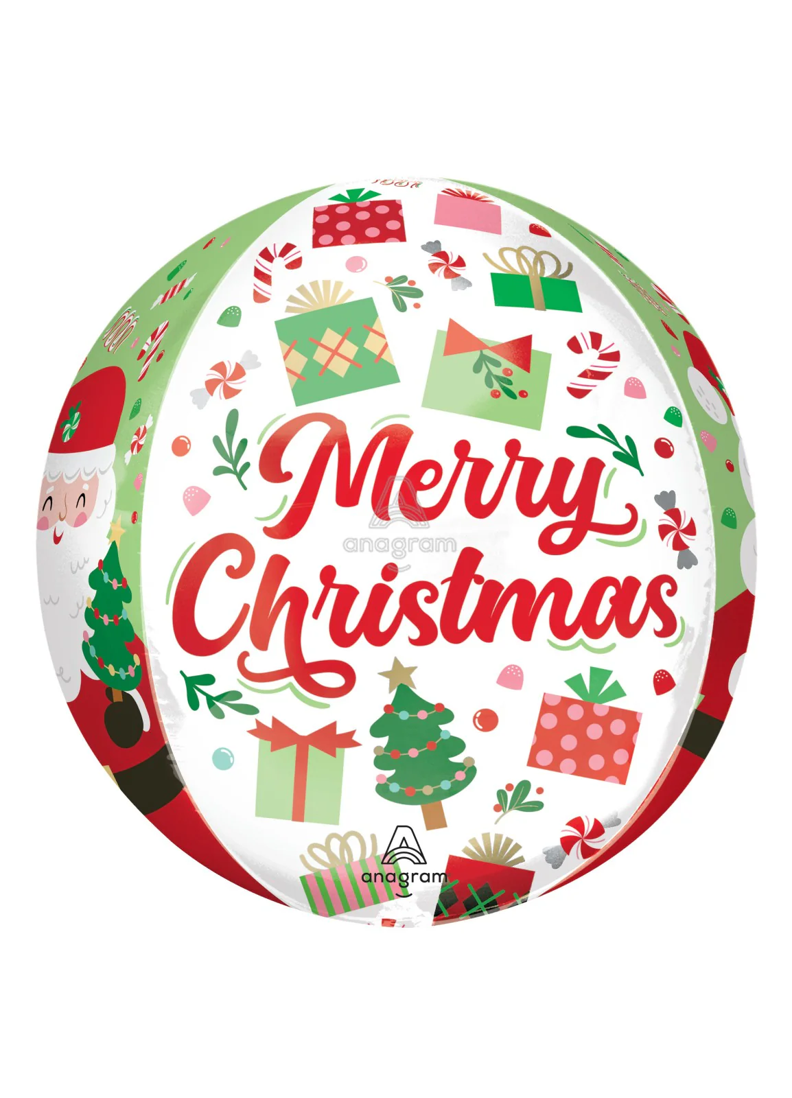 Jolly Santa Orbz Balloon - Image 2