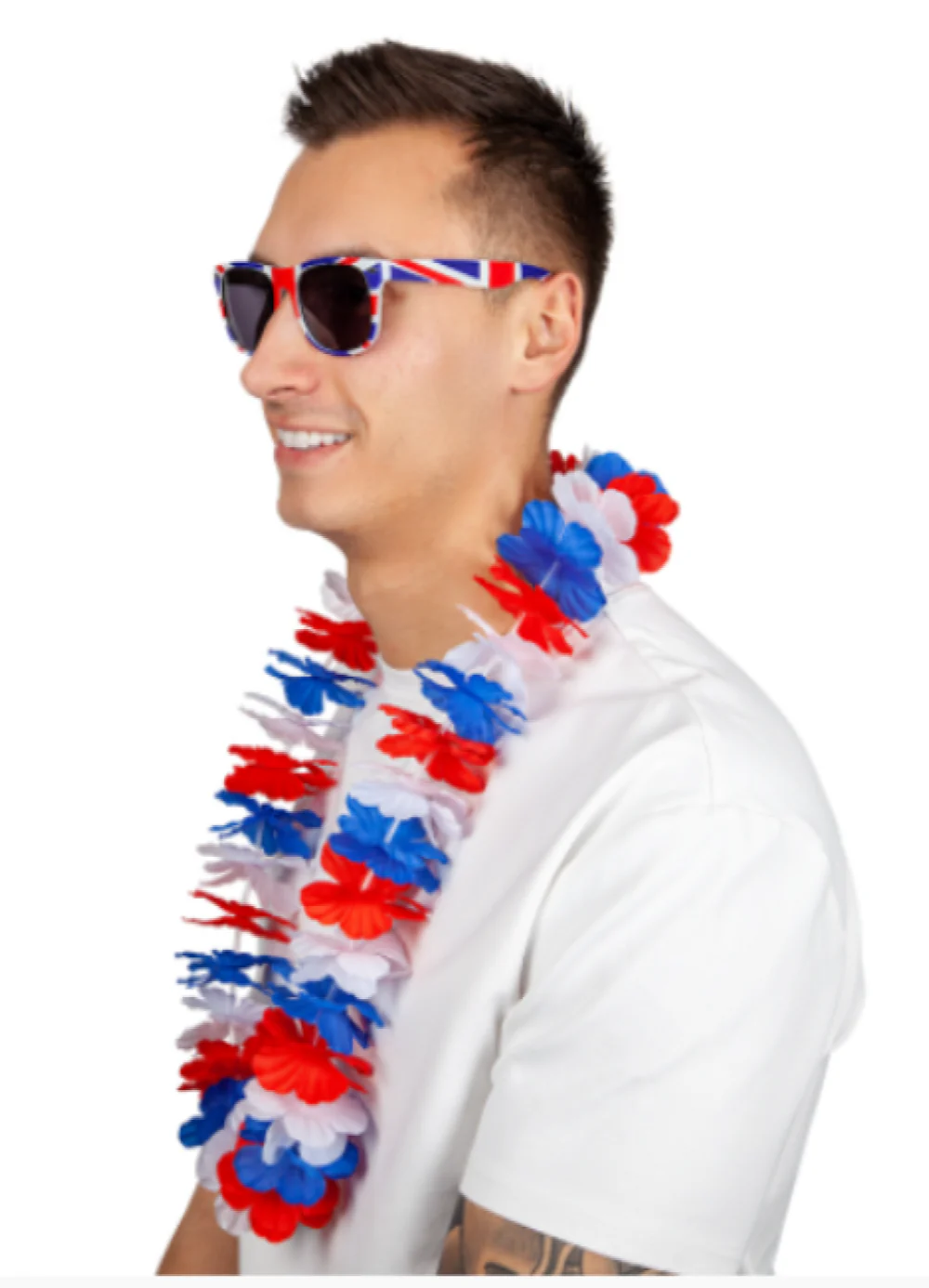 Union Jack Hawaiian Lei