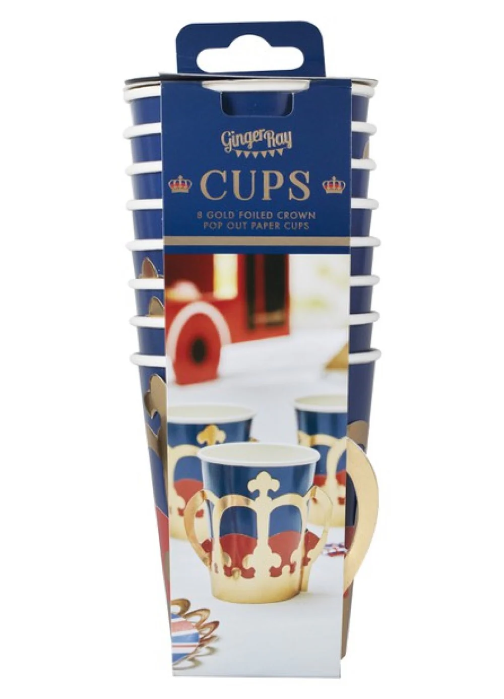 Crown Party Cups 8pk - Image 3