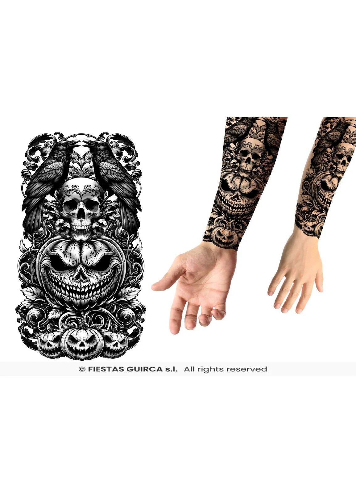 Killer Pumpkin Tattoo
