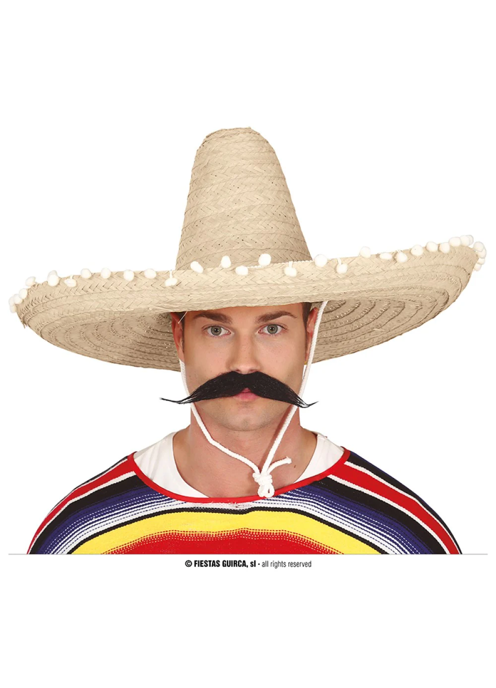 Large Straw Sombrero