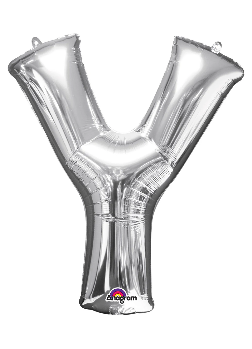 Letter Y Silver Air Filled Balloon