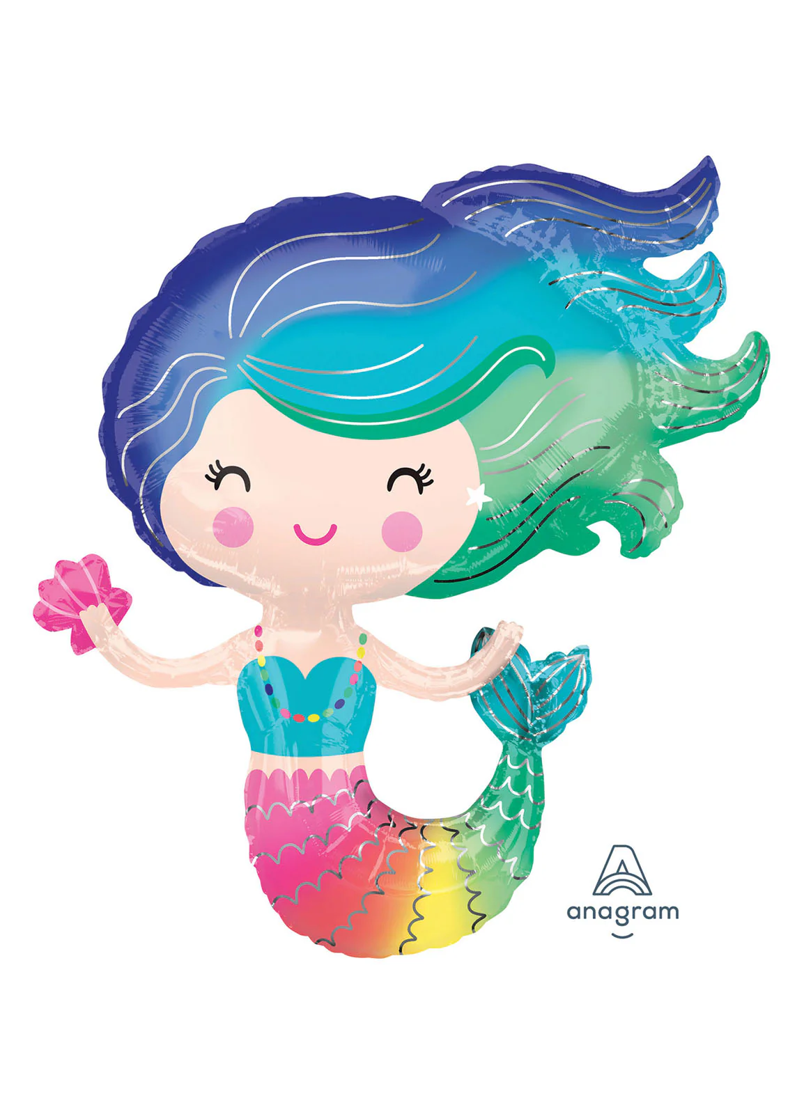 Mermaid SuperShape Balloon