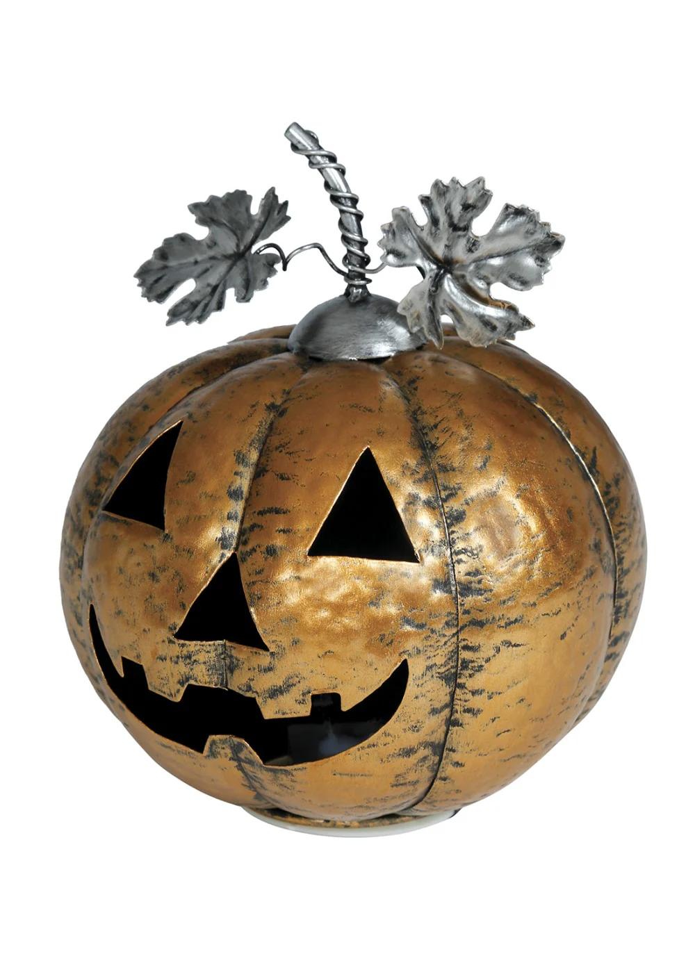 Metal Pumpkin with Light - Image 2