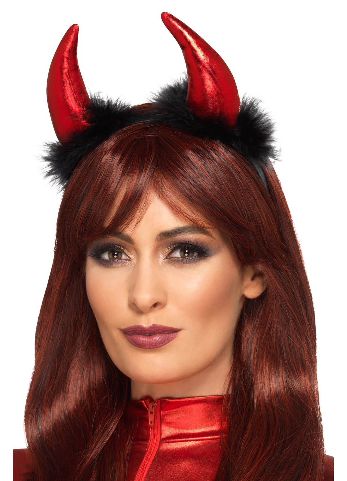 Metallic Devil Horn Headband