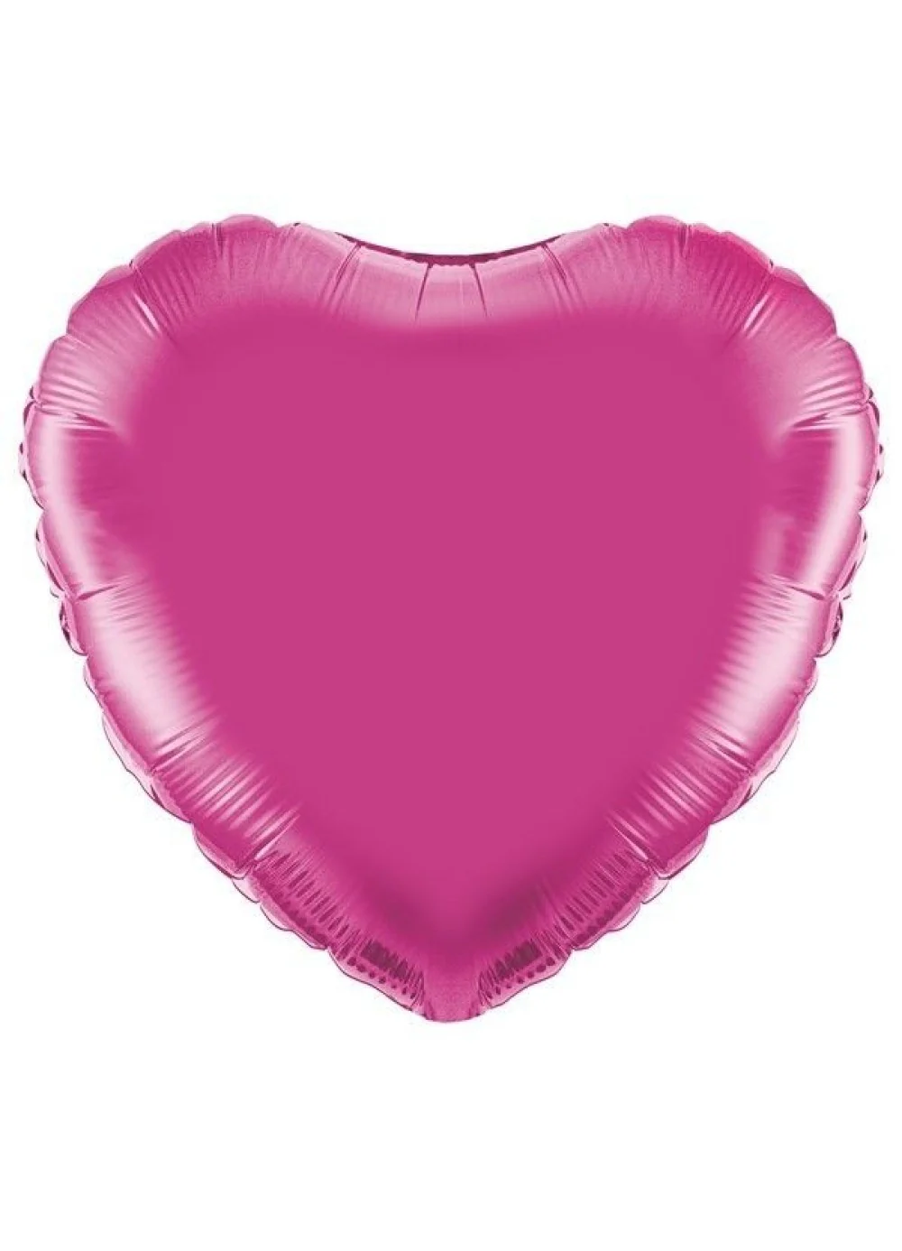 Metallic Fuchsia Heart Foil Balloon
