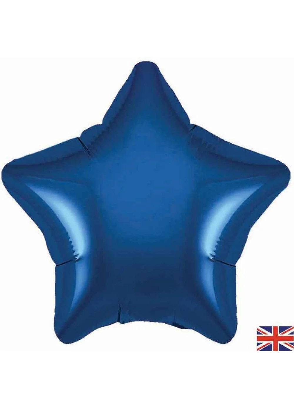 Metallic Navy Blue Star Foil Balloon