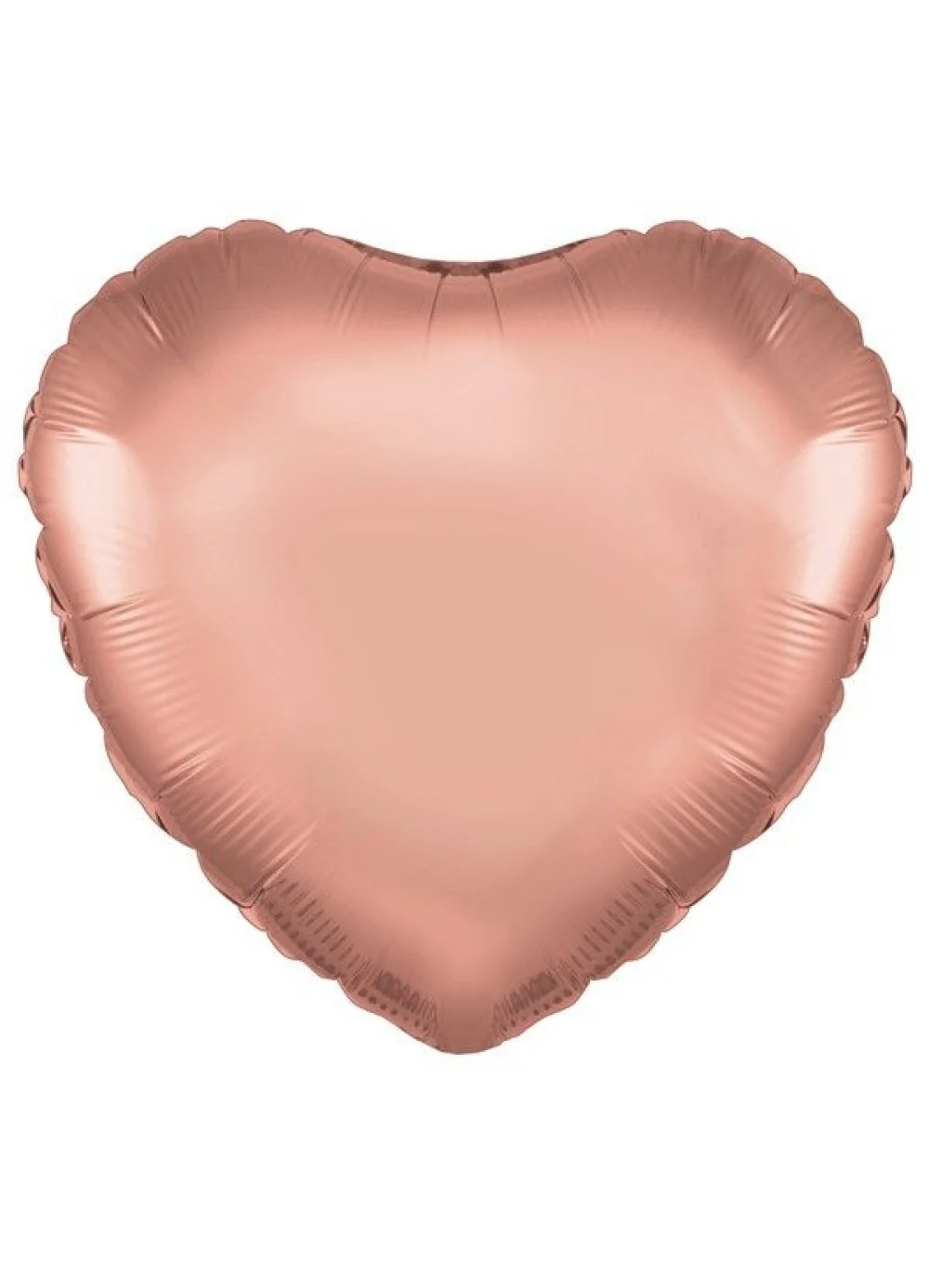 Metallic Rose Gold Heart Foil Balloon