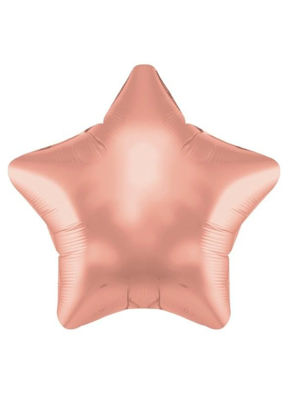 Metallic Rose Gold Star Foil Balloon