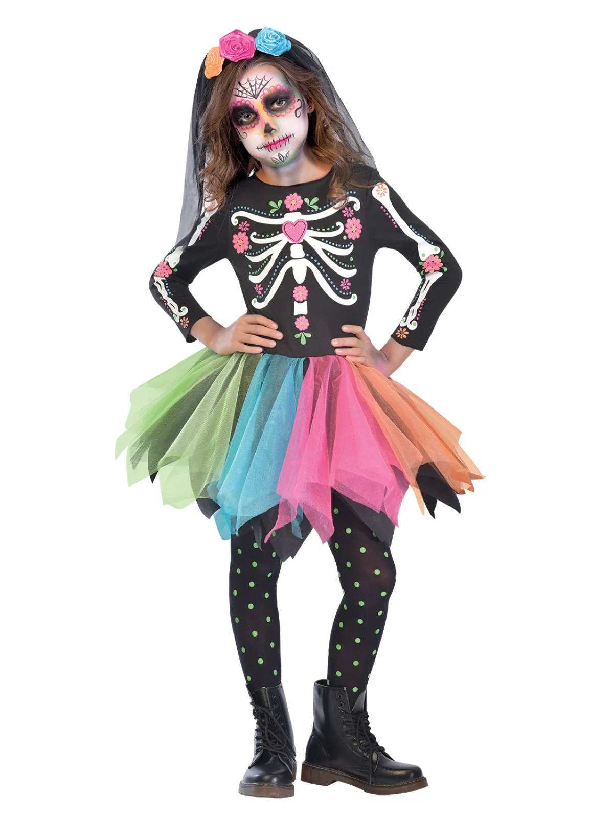 Mexican Sugar Skull Child