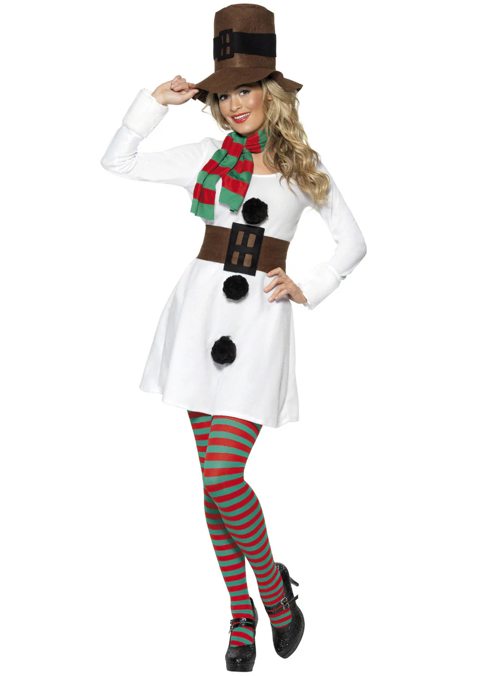 Miss Snowman Costume Adult