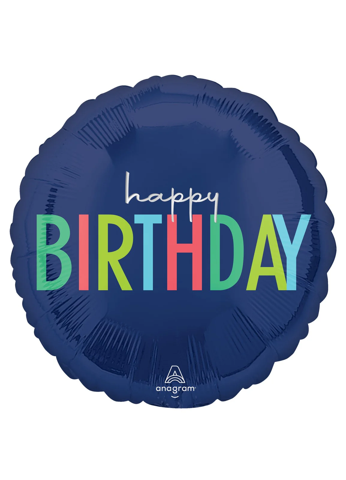 Modern Happy Birthday Foil Balloon