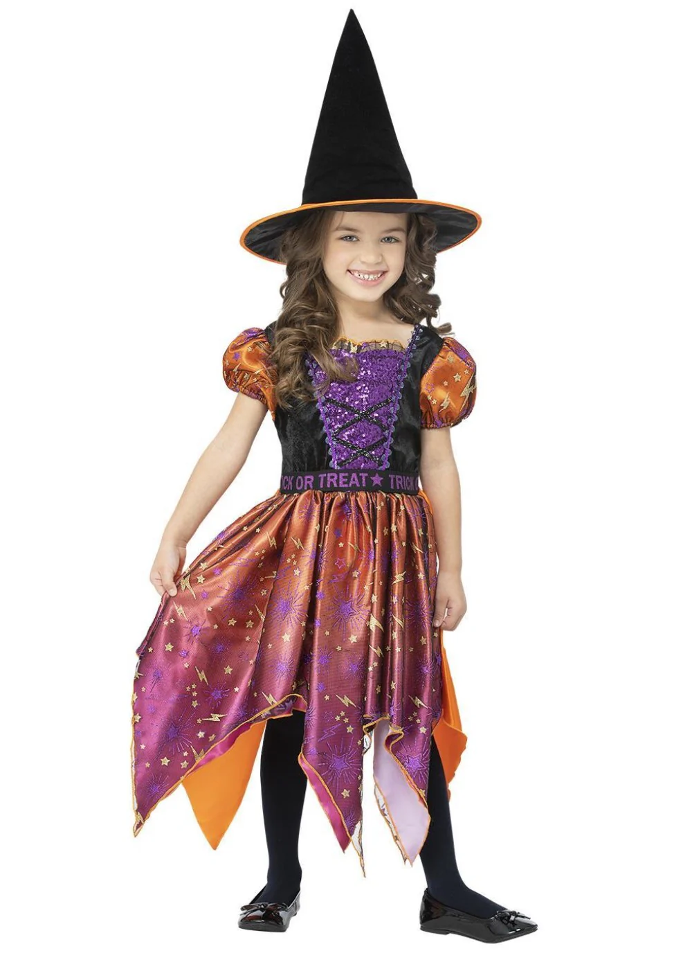 Moon & Stars Witch Costume Child - Image 2
