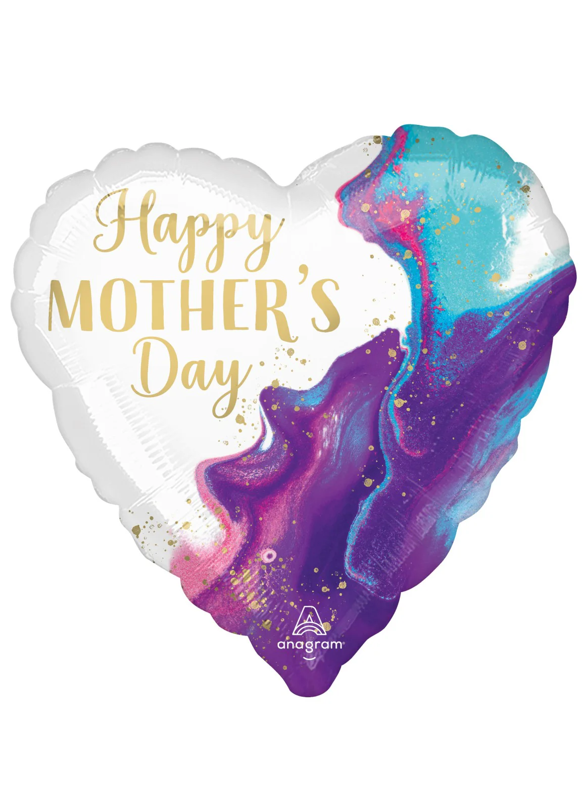 Mother's Day Alluring Marble Foil Balloon