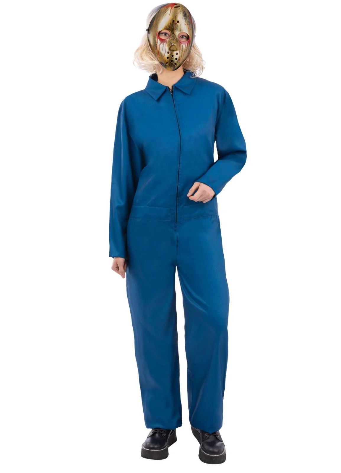 Navy Boiler Suit Adult - Image 2