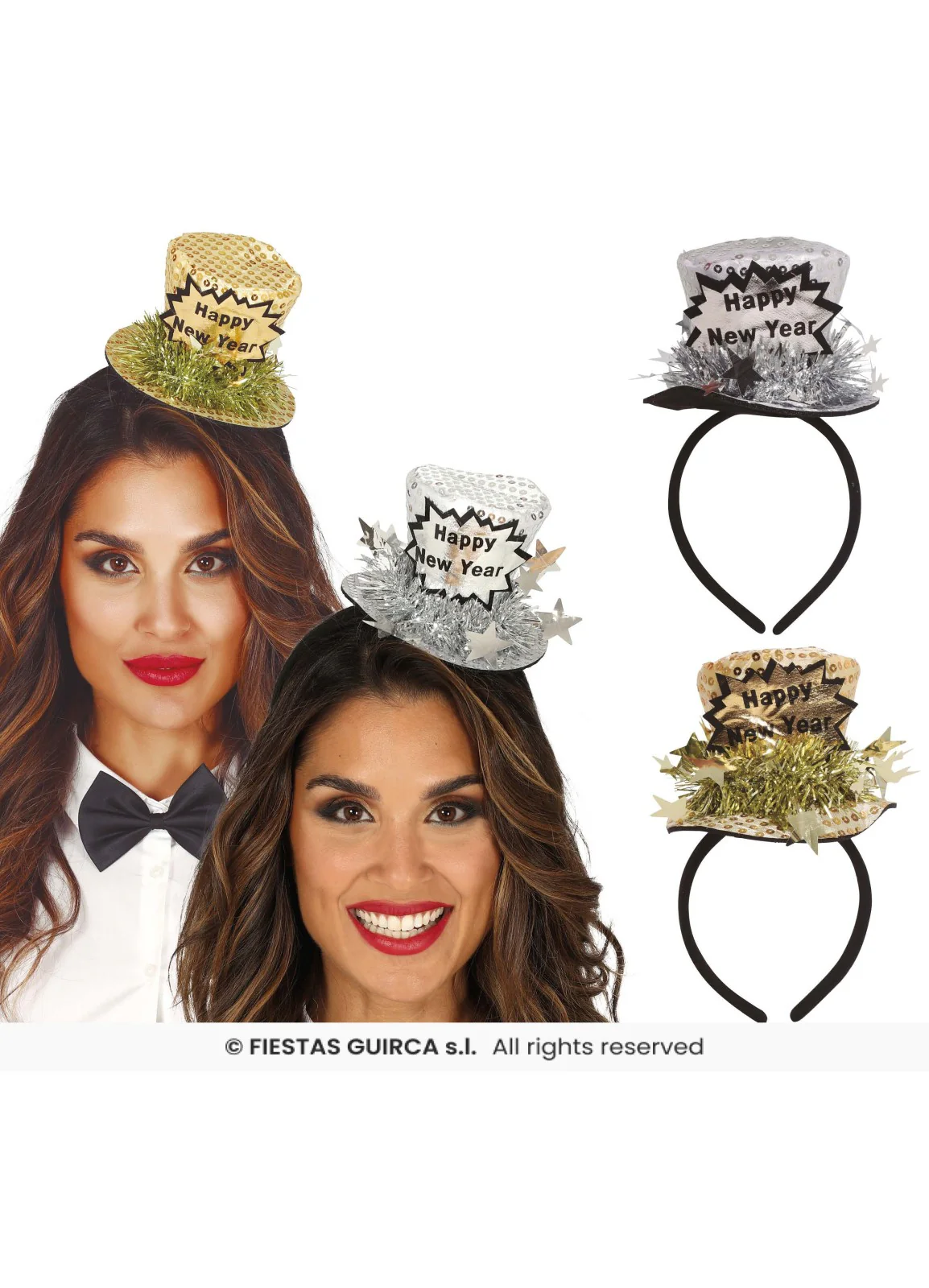 New Year Top Hat Headband
