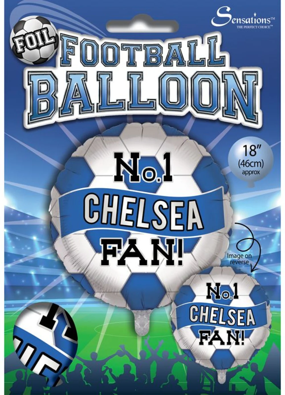 No.1 Chelsea Fan Football Balloon - Image 2