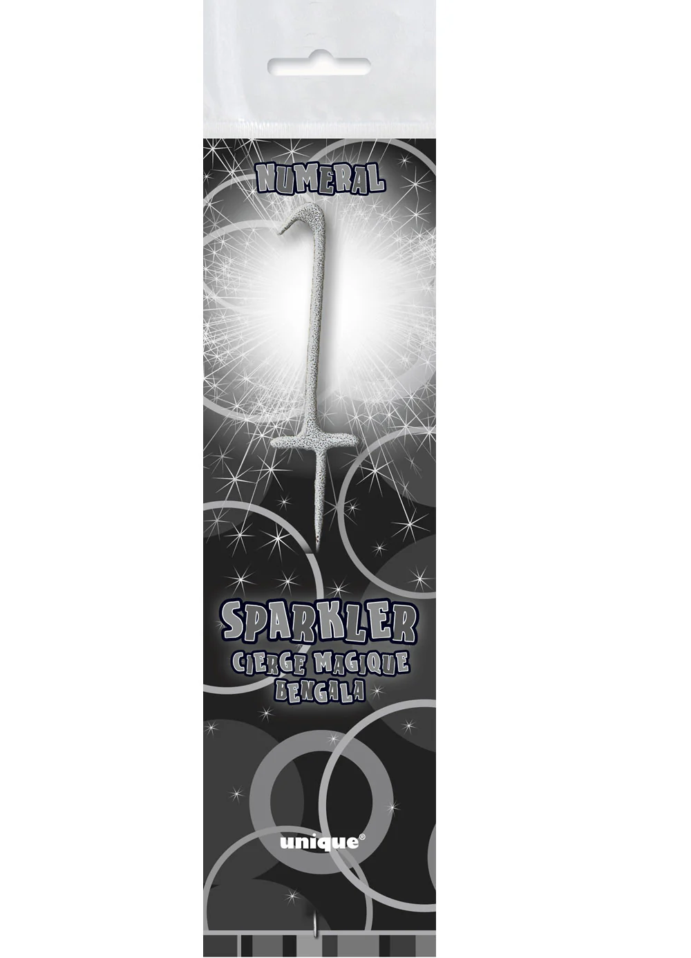Number 1 Sparkler Candle - Image 2