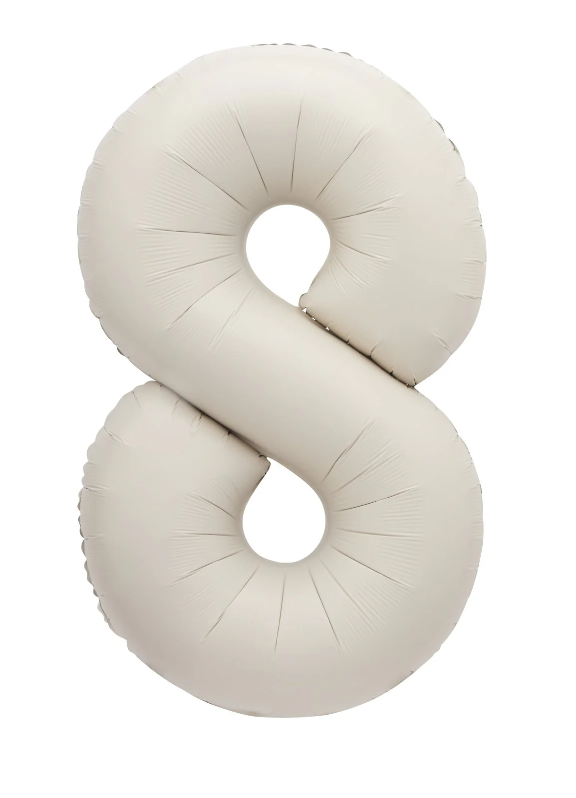Number 8 Nude Foil Balloon