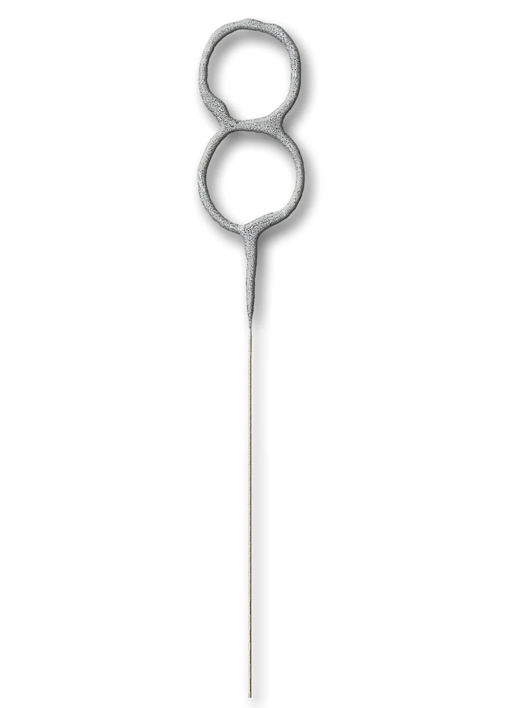 Number 8 Sparkler Candle