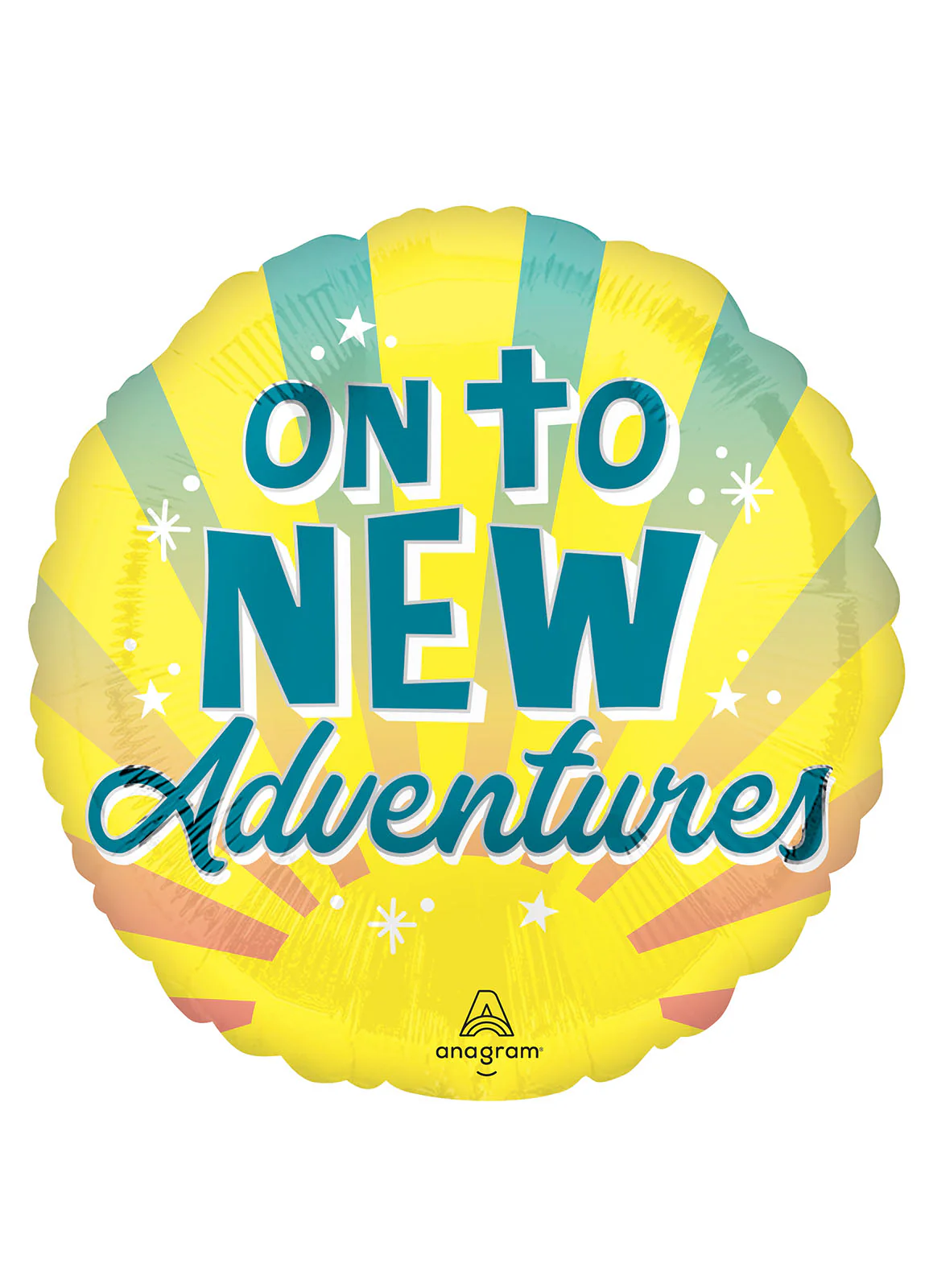 On to New Adventures Foil Balloon