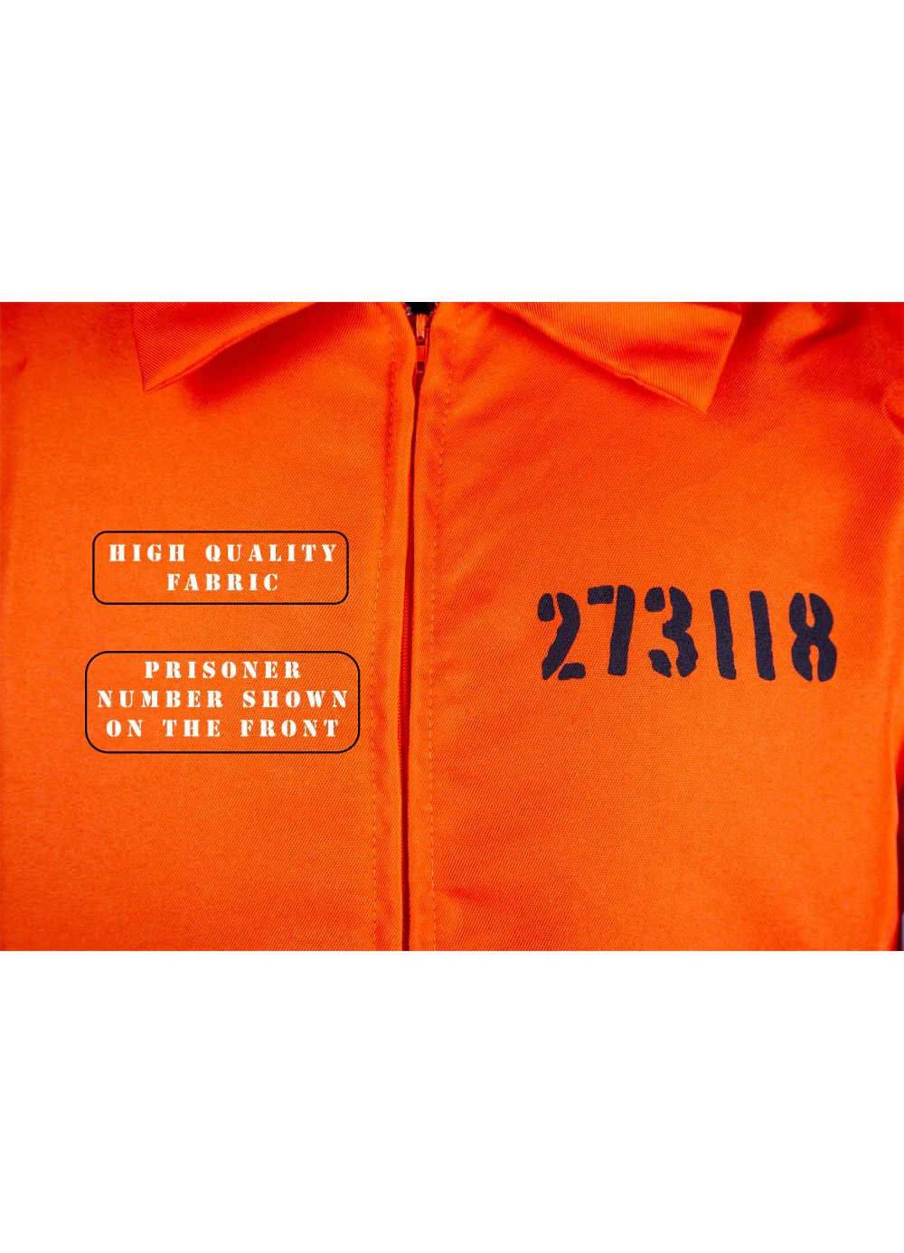 Orange Convict Adult - Image 2