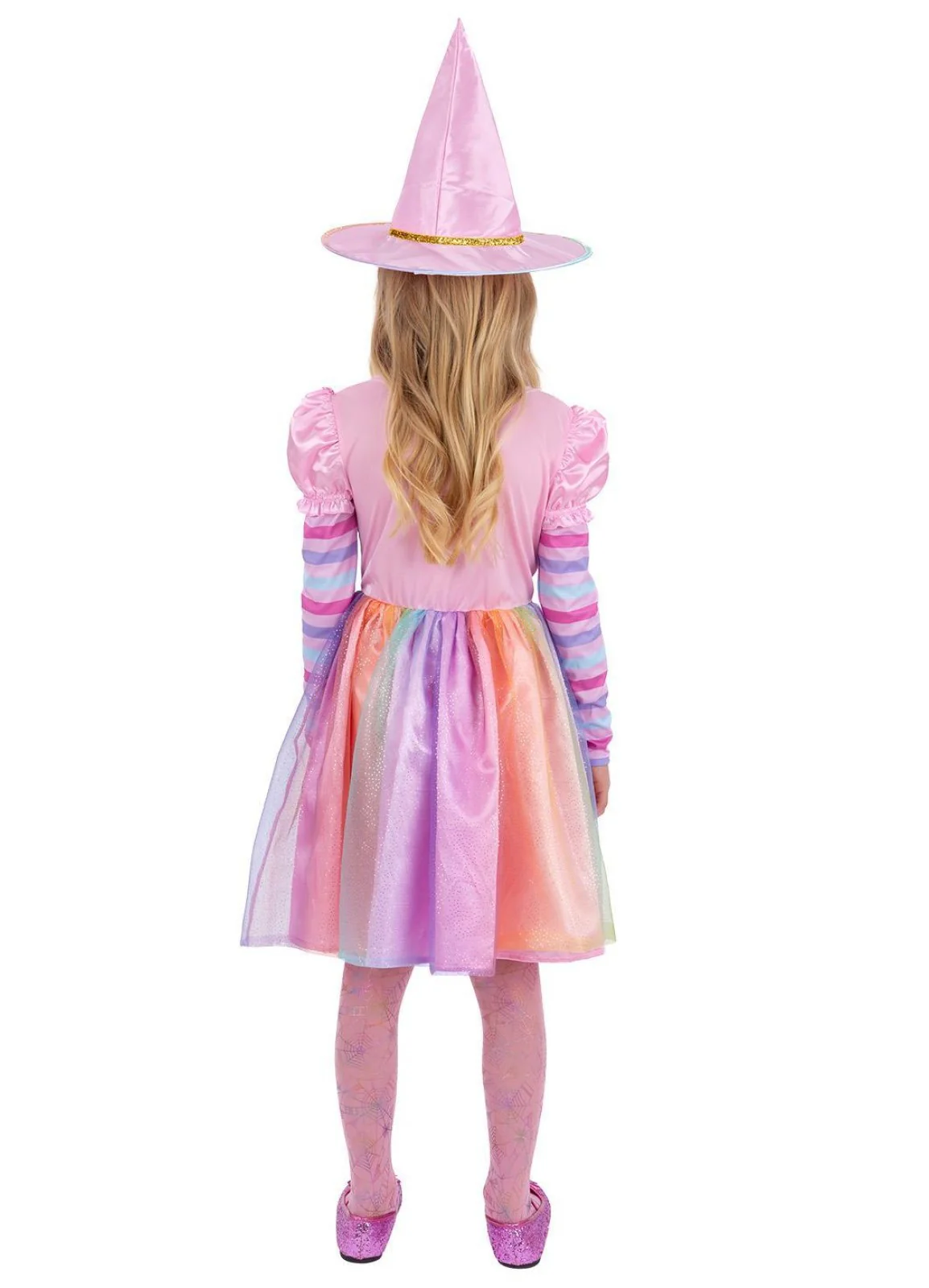 Pastel Rainbow Witch Costume Child - Image 2