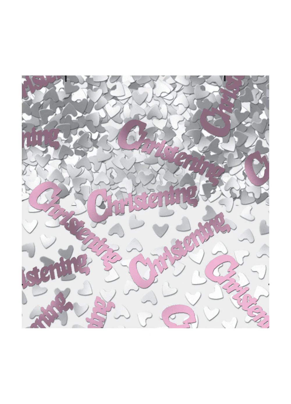 Pink Christening Confetti