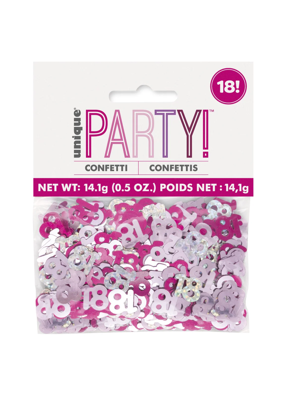 Pink Glitz Age 18 Confetti - Image 2