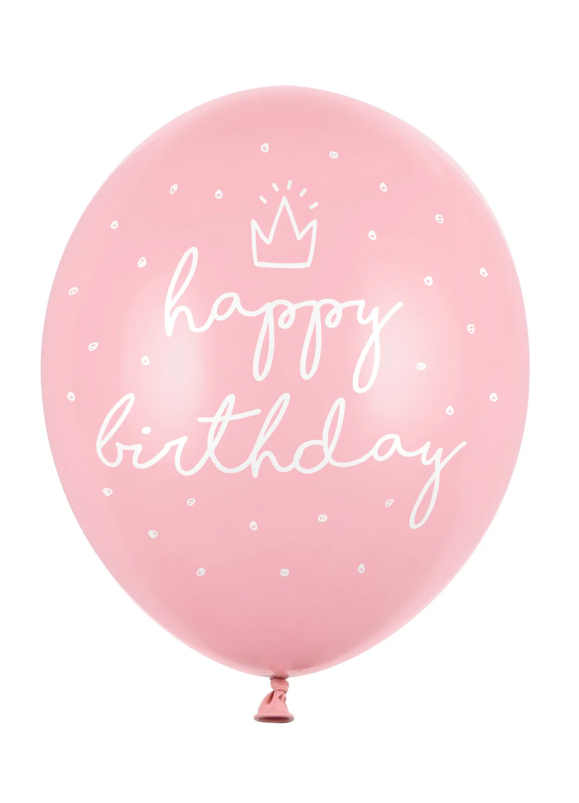 Pink Happy Birthday Latex Balloons 6pk