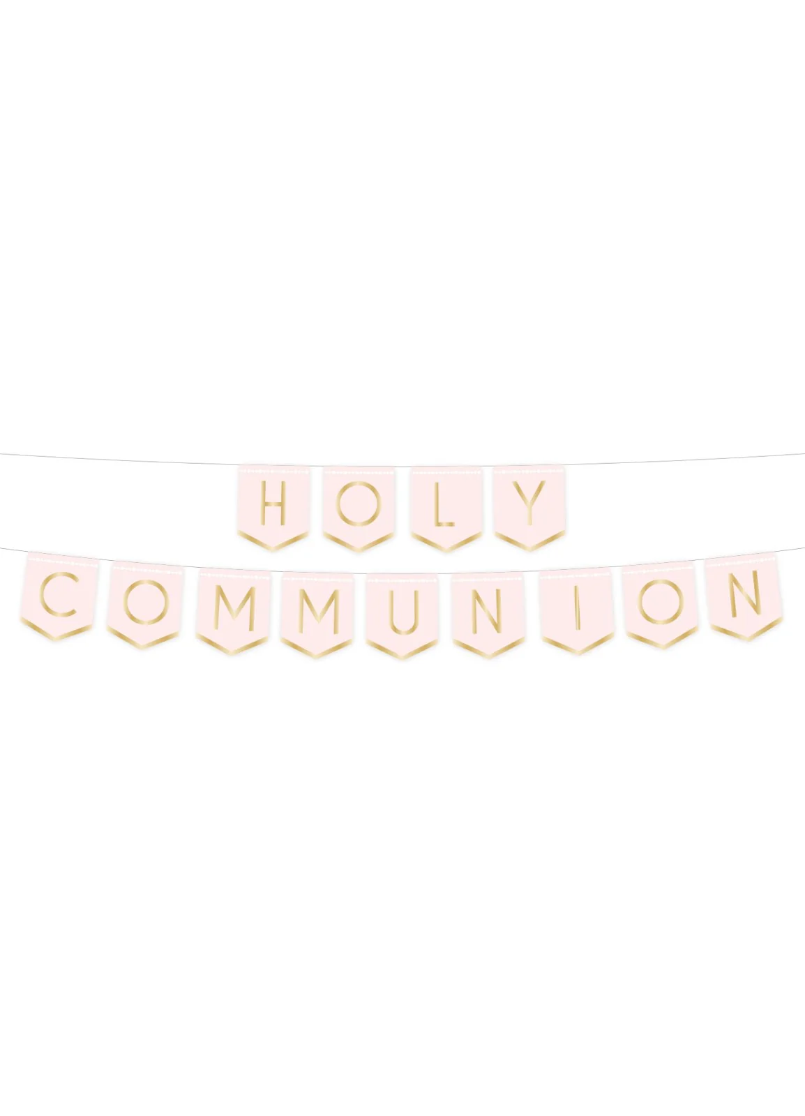 Pink Holy Communion Banner