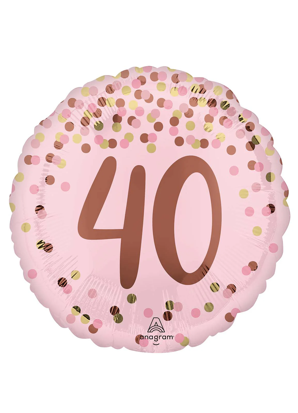 Pretty Pink 40th Birthday Foil Balloon